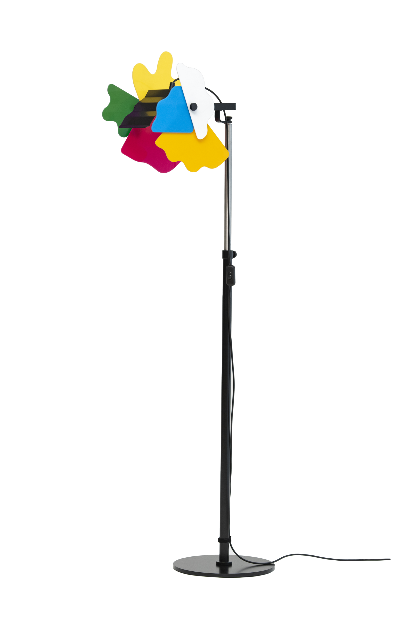 Lampadaire multicolore Papillon